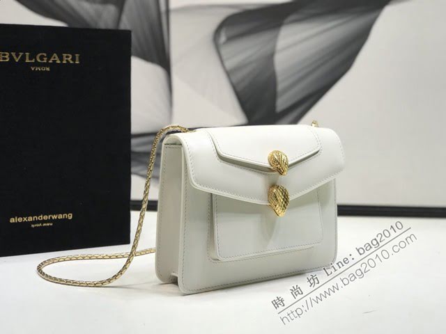 Bvlgari女包 寶格麗新品系列鏈條小包 B288741 膠囊系列 雙蛇首搭扣 Bvlgari2020新款女包  fyd1538